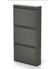 Scarpiera Slim in Metallo 3 Ante