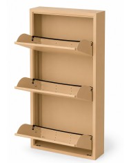 Scarpiera Slim in Metallo 3 Ante