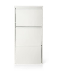 Scarpiera Slim in Metallo 3 Ante
