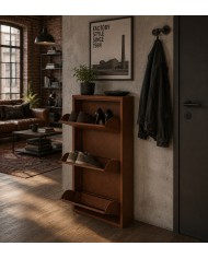 Scarpiera Slim in Metallo 3 Ante