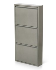 Scarpiera Slim in Metallo 3 Ante