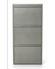 Scarpiera Slim in Metallo 3 Ante