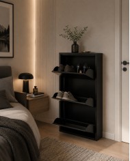 Scarpiera Slim in Metallo 3 Ante