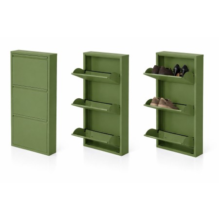 Scarpiera Slim in Metallo 3 Ante