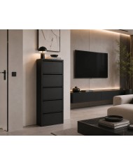 Scarpiera in Acciaio Salvaspazio Slim 5 Cassetti A Ribalta