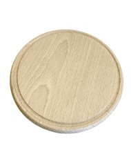 Tagliere rotondo in legno di faggio
