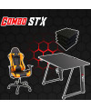 Postazione Completa Gaming: Sedia, Tavolo, Pannelli Fonoassorbenti